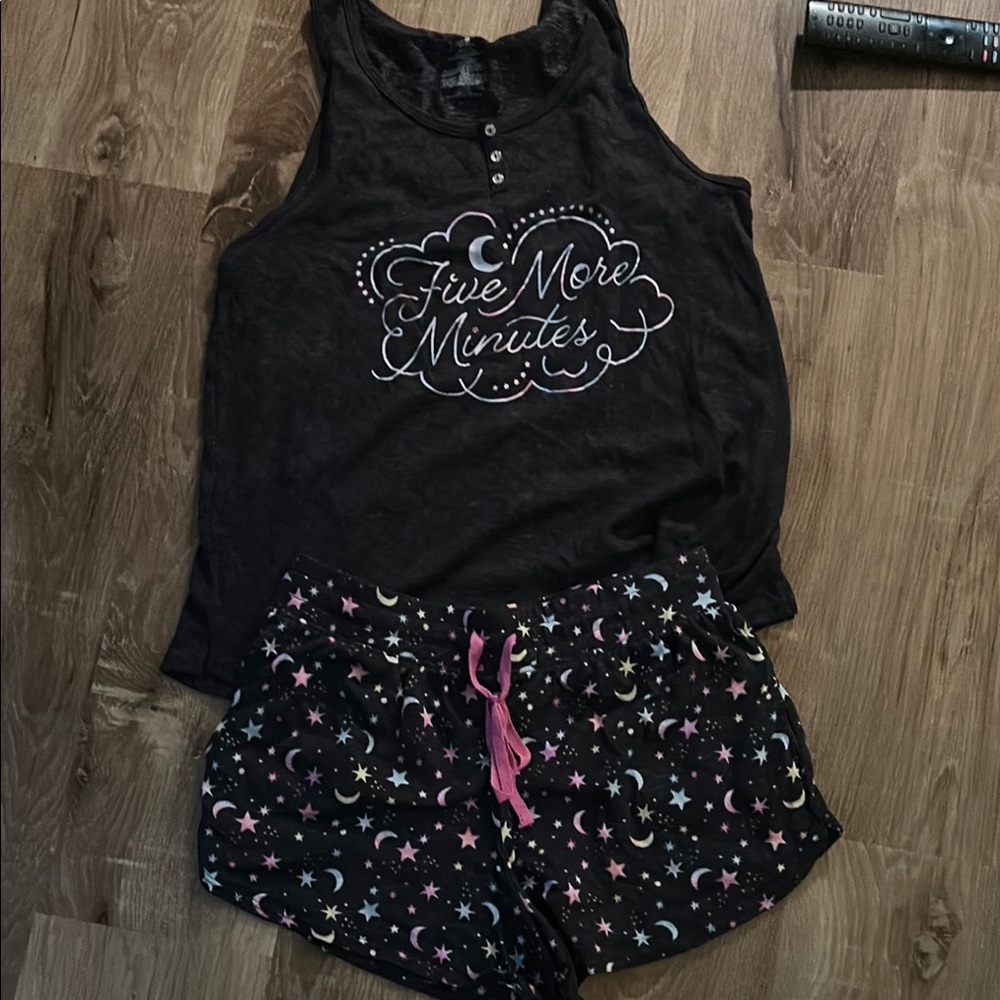 Secret Treasures Black Pajama Set